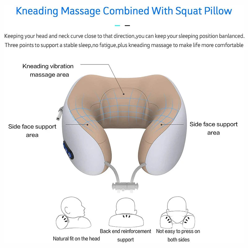 Smart neck massager