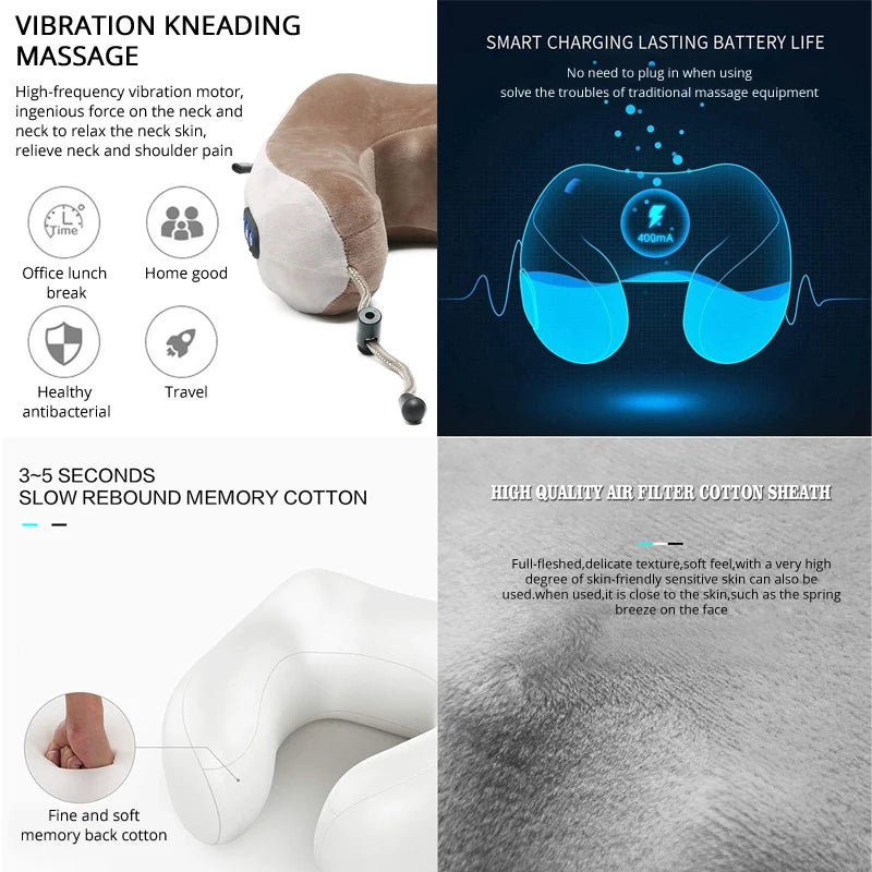 Smart neck massager
