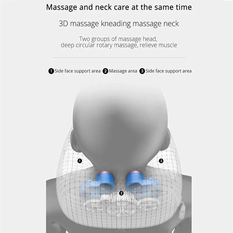 Smart neck massager
