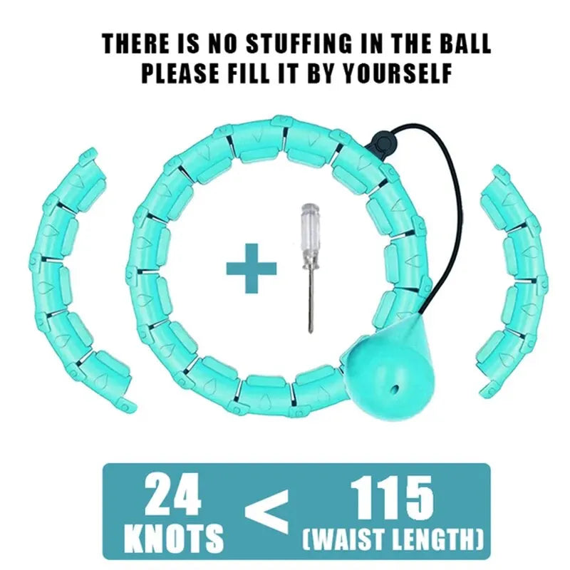 Adjustable Weighted Hoop for Weight Loss