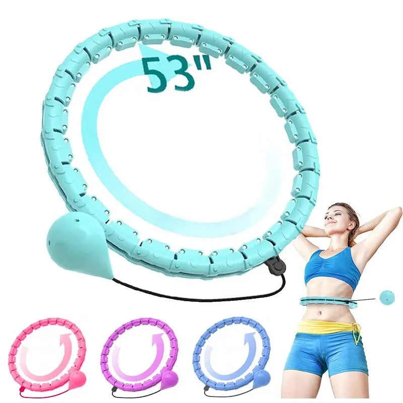 Adjustable Weighted Hoop for Weight Loss