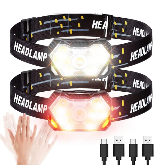 Motion command LED headlamp