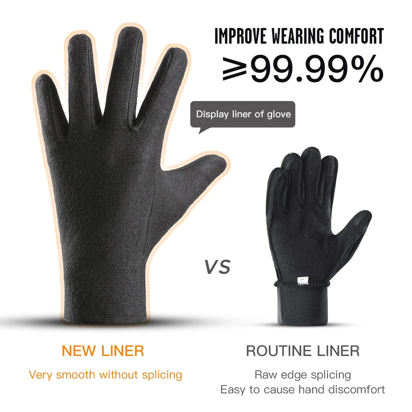 Outdoor windproof waterproof gloves