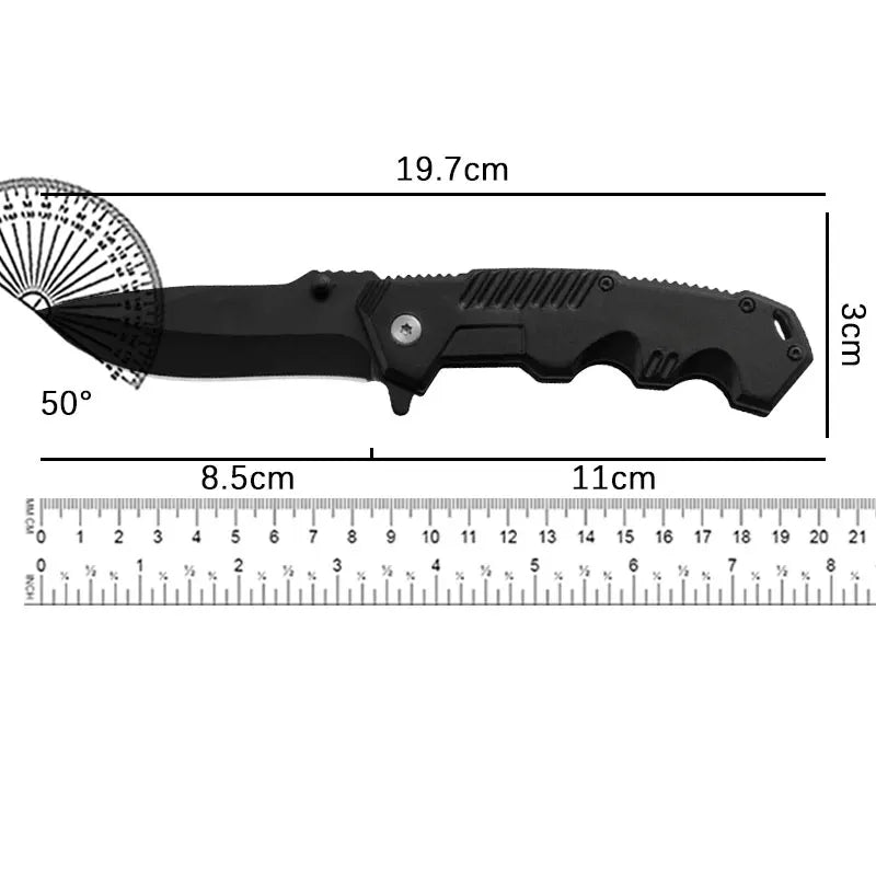 Pocket survival stainless knife