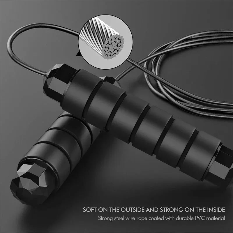 Adjustable Tangle-Free Speed Wire Jump Rope