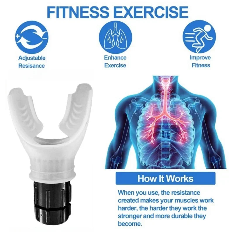 Silicone lung trainer