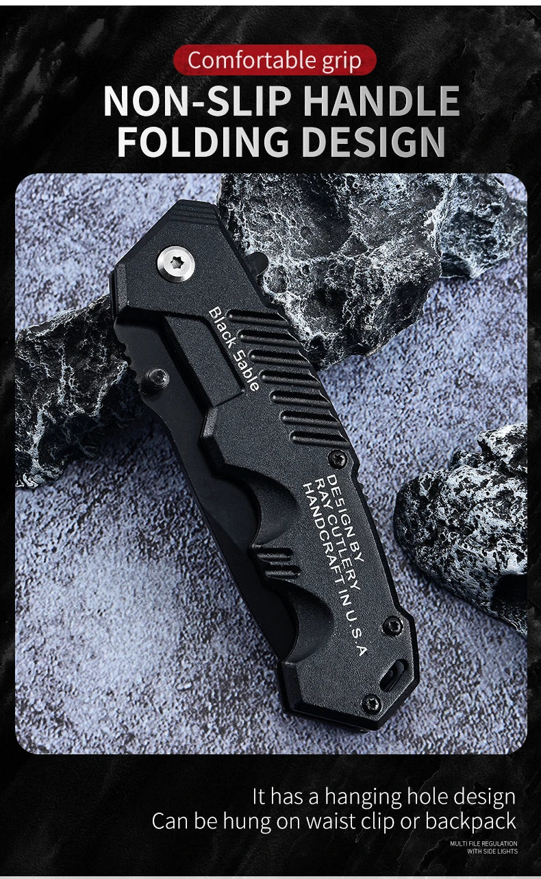 Pocket survival stainless knife