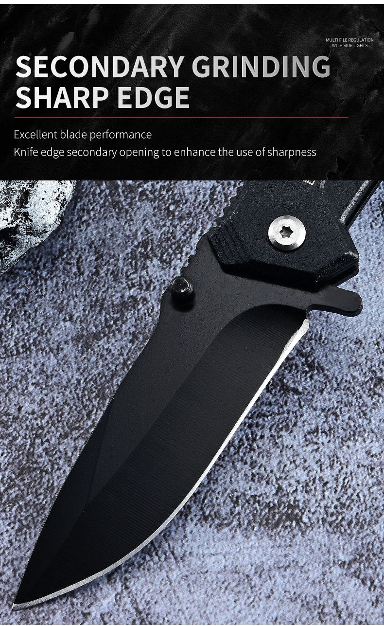 Pocket survival stainless knife