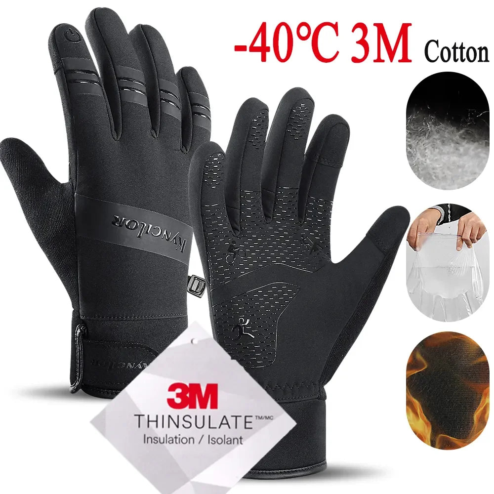 Outdoor windproof waterproof gloves